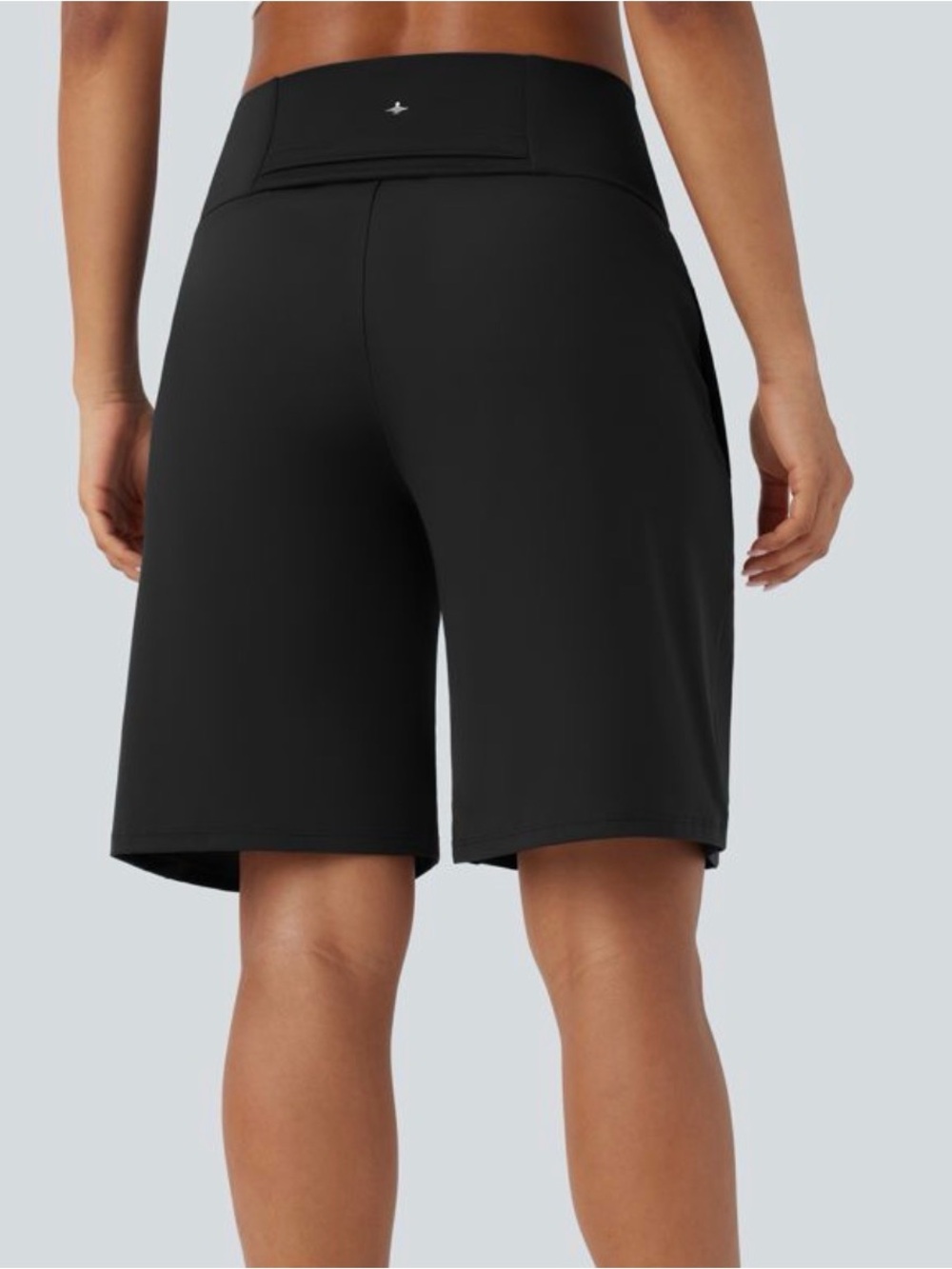 Halara SoftlyZero Airy High Waisted Pockets Bermuda Shorts Small 02777249 NWOT